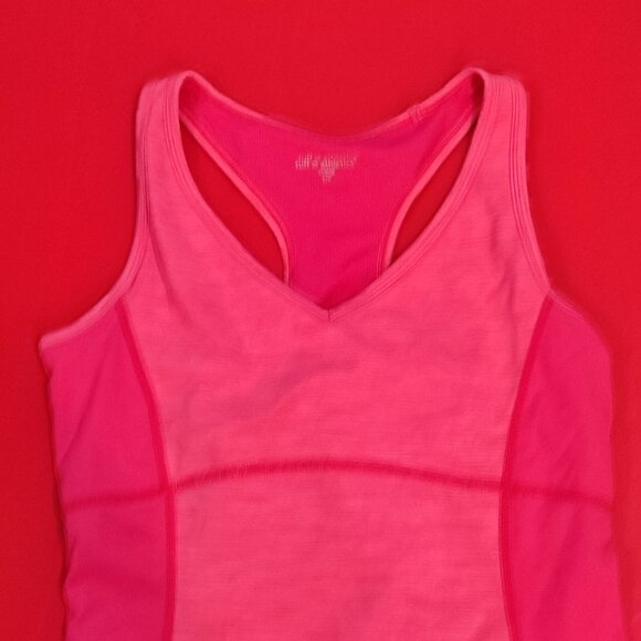 Tuff Athletics tank top with pocket pink women's size S - Picture 2 of 6
